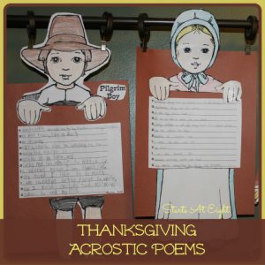 Thanksgiving Acrostic Poems from Starts At Eight