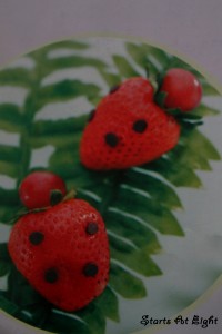 Strawberry Ladybugs