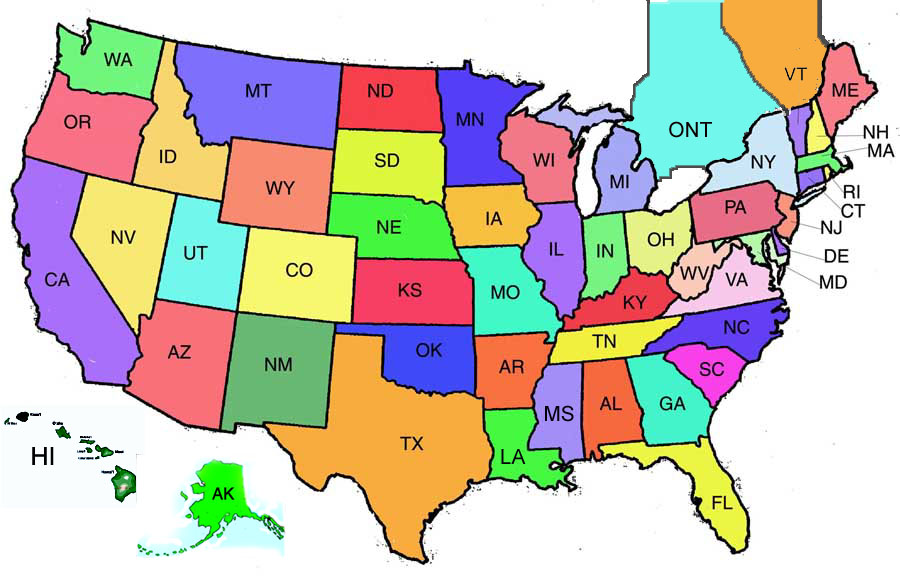 50 States Postcard Swap - StartsAtEight