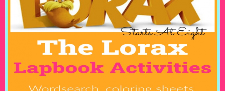 The Lorax Lapbook Activities