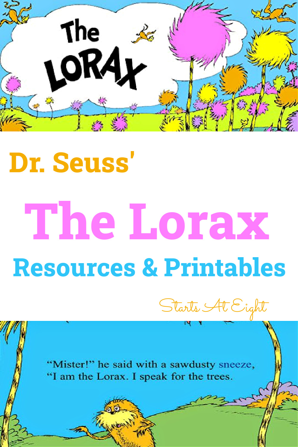 Dr. Seuss' The Lorax Resources & Printables - StartsAtEight