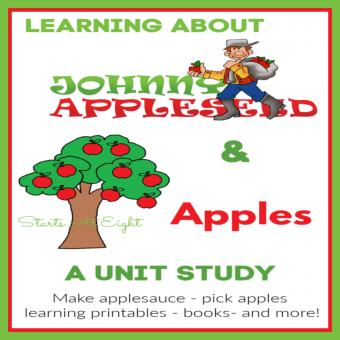 Learning About Johnny Appleseed and Apples Unit Study