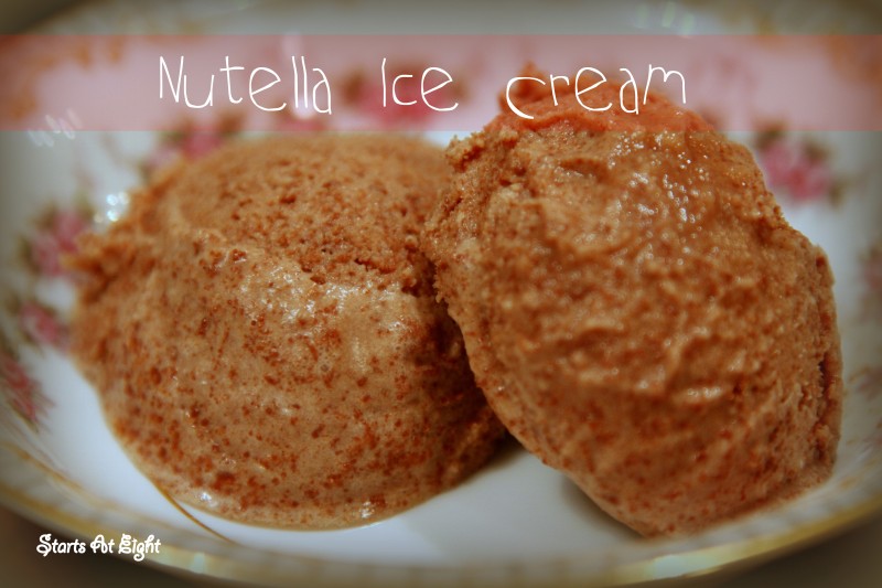 Nutella Ice Cream Recipe