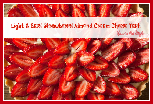 Strawberry Almond Cream Cheese Tart