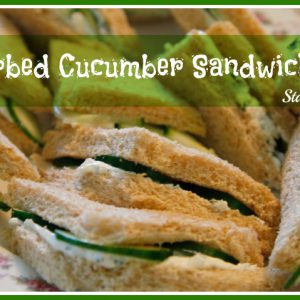 Herbed Cucumber Sandwiches