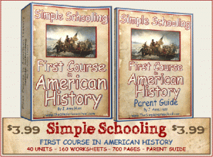 Simple Schooling - First Course in American History