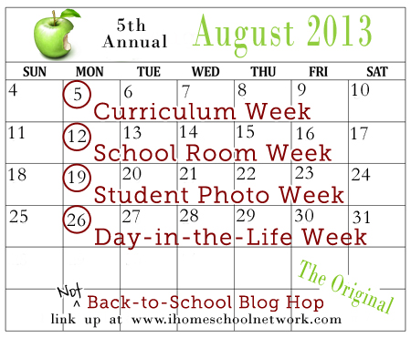 Not Back To School Blog Hop 2013