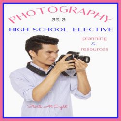 Photography as a High School Elective Photography as a High School Elective