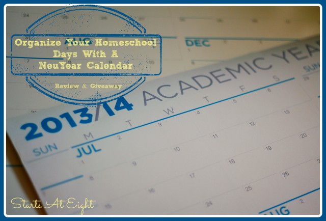 Organize Your Homeschool Days With A NeuYear Calendar