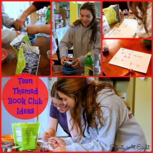 Teen Themed Book Club Ideas from Starts At Eight