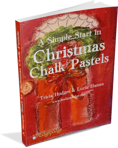 A Christmas Start in Chalk Pastels
