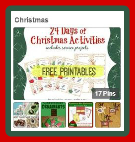 Christmas Pinterest Button