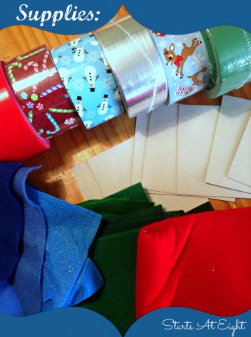 Duct Tape Christmas Craft Supplies