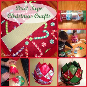 Duct Tape Christmas Crafts from Starts At Eight