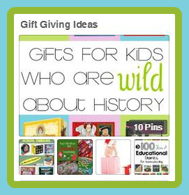 Gift Giving Ideas Pinterest Button