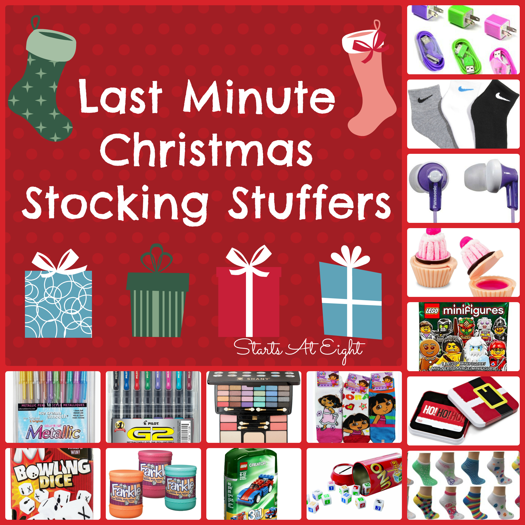 Last Minute Christmas Stocking Stuffers - StartsAtEight