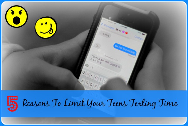 5 Reasons To Limit Your Teens Texting Time from Starts At Eight