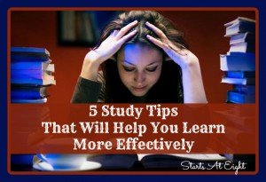 5 Study Tips That Will Help You Learn More Effectively from Starts At Eight