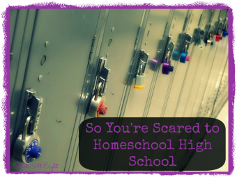 So You’re Scared to Homeschool High School