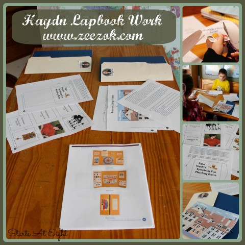 Zeezok Music Appreciation Haydn Lapbook Collage