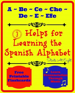 Learning the Spanish Alphabet from Starts At Eight