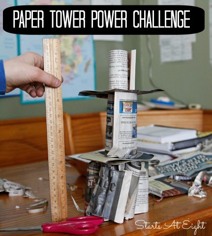 Paper Tower Power Challenge