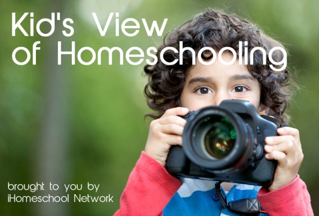 Kid's View of Homeschooling - an iHN Link-Up