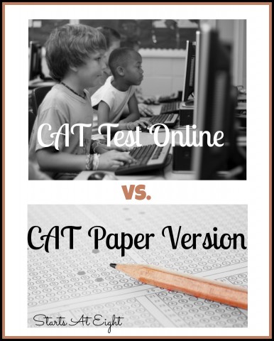 CAT Test Online vs. CAT Paper Version from Starts At Eight