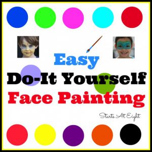 Easy Do-It Yourself Face Painting from Starts At Eight