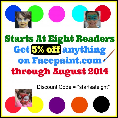 FacePaint Coupon Code from Starts At Eight