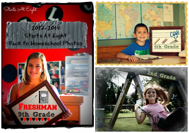 Back to Homeschool Photo Collage