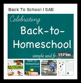 Back to School Pinterest SAE Board