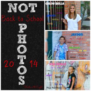 Not Back to School Photos 2014 from Starts At Eight