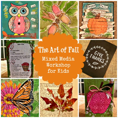 The Art of Fall: Mixed Media Workshop for Kids from Starts At Eight