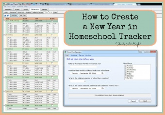 How to Create a New Year in Homeschool Tracker