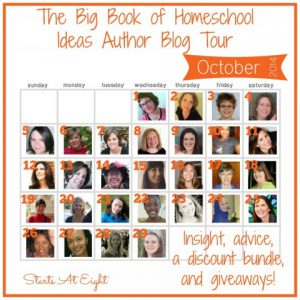 The Big Book of Homeschool Ideas Author Blog Tour from Starts At Eight