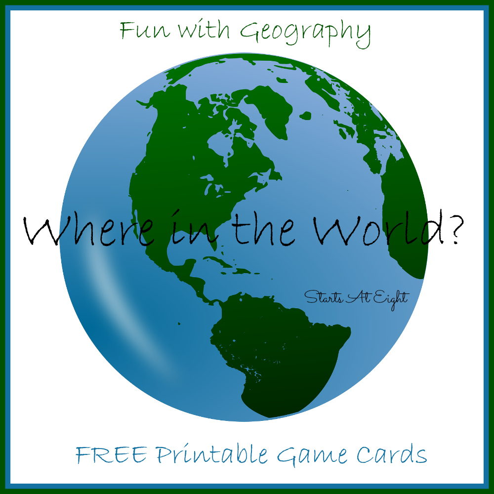 Where in the World? Fun with Geography from Starts At Eight