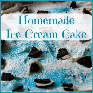 Homemade Ice Cream Cake from Starts At Eight