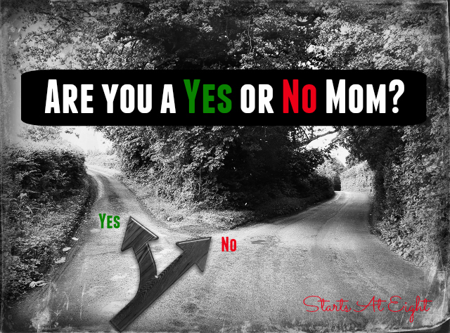 Are You a Yes or No Mom? from Starts At Eight