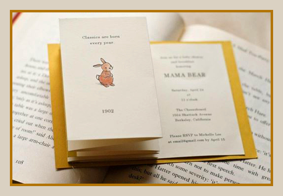 Story Book Invitation from Starts At Eight