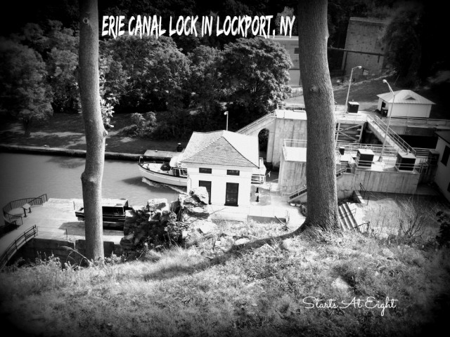 Erie Canal Lock At Lockport Caves from Starts At Eight