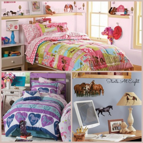 Horse Bedroom Decor for Horse Loving Girls from Starts At Eight