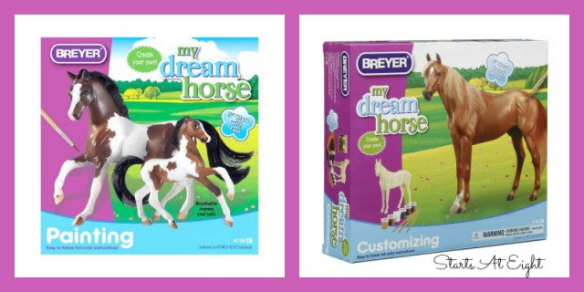 Paintable Horse Figures for Horse Loving Girls from Starts At Eight