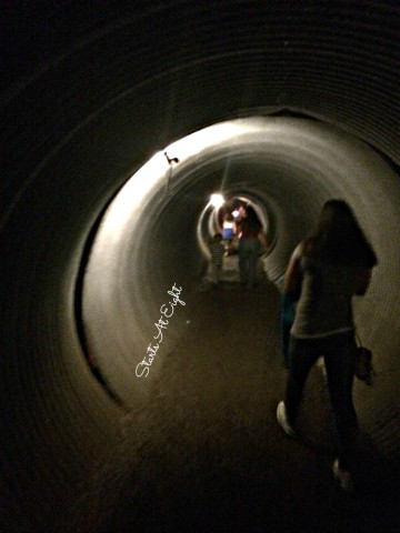 Lockport Cave - Walk Through Water Pipe from Starts At Eight