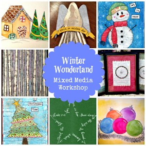 Winter Wonderland: Mixed Media Workshop from Starts At Eight