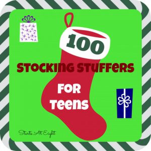 100 Stocking Stuffers for Teens from Starts At Eight