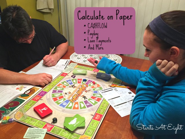 CASHFLOW Board Game: Calculate On Paper