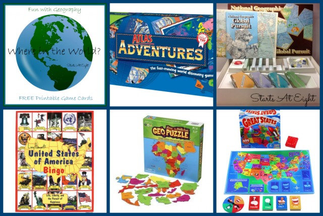 Teach Geography: Geography Games from Starts At Eight