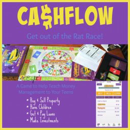 Money Management for Teens with the CASHFLOW Board Game from Starts At Eight