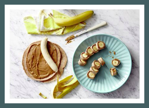 Healthy Homemade Snacks: Banana Dog Bites from Starts At Eight